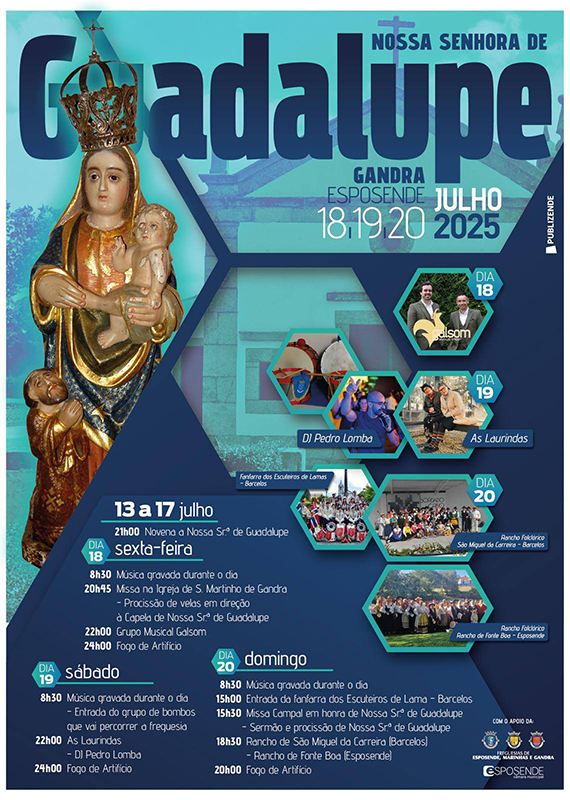 cartaz senhora da Guadalupe 1