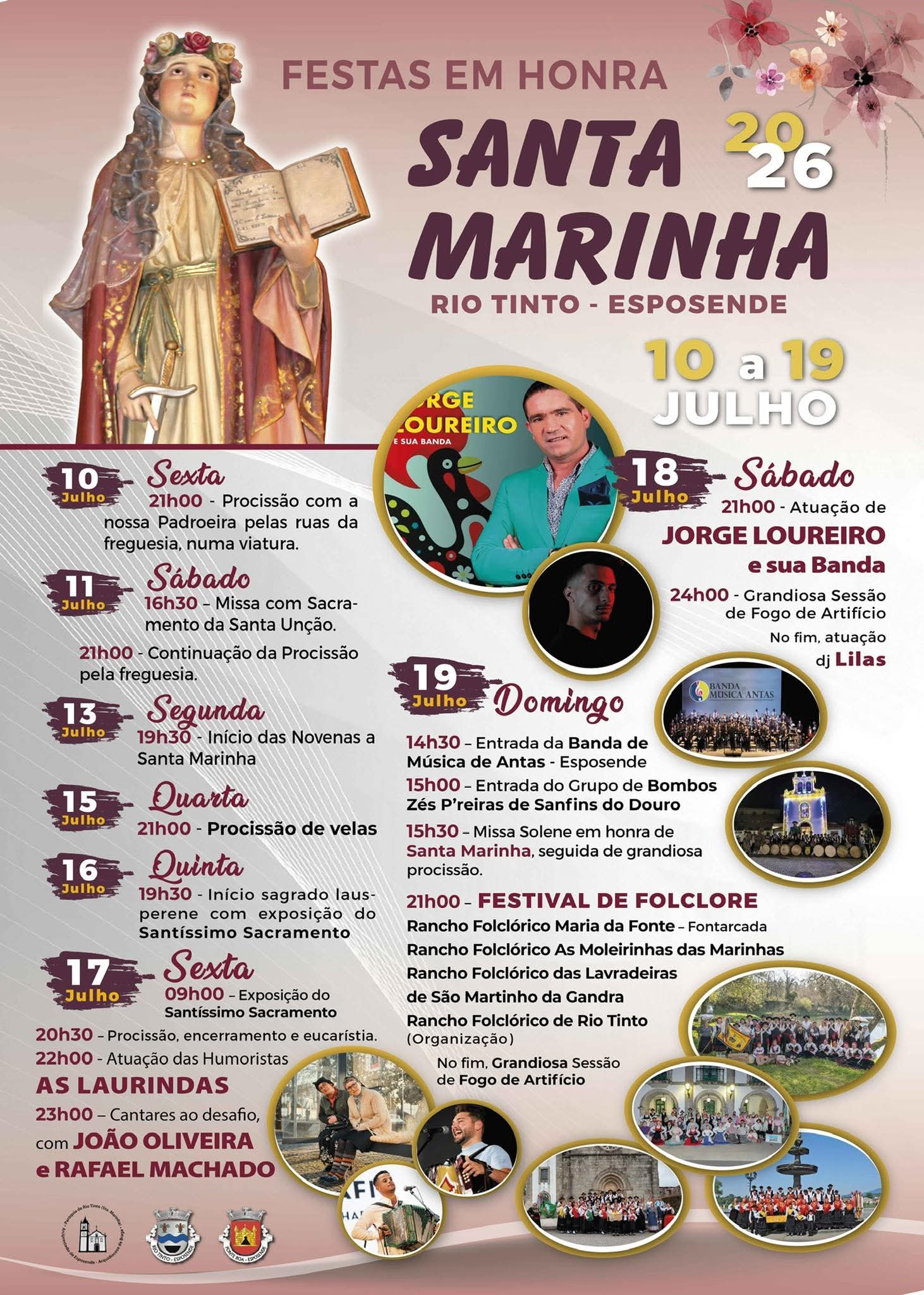 cartaz Rio tinto festa
